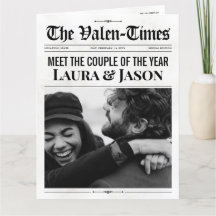 Tarjeta Día de San Valentín única, regalo de perió