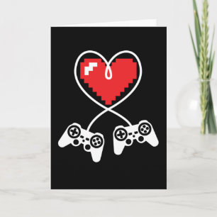 Tarjeta Día de San Valentín Vídeo Divertido Jugador de Jue
