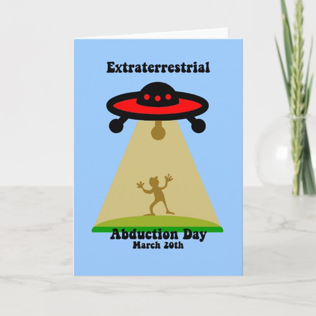 Tarjeta Día de secuestro extraterritorial (Anverso)
