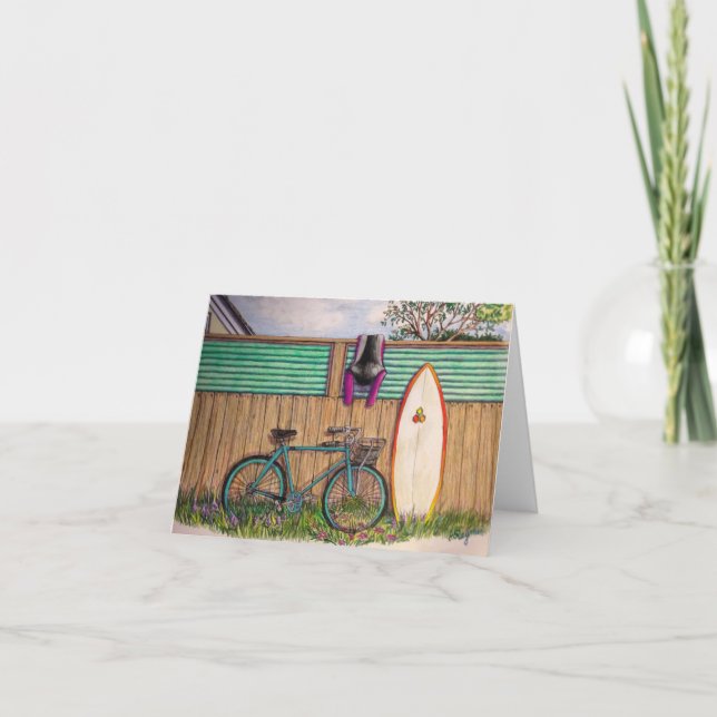 Tarjeta "Día de verano" (Anverso)