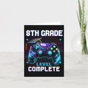 Tarjeta Día Del 8º Grado Graduación Completa Him Boy