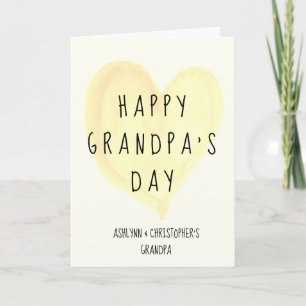 Tarjeta Día del Abuelo Adorable para el Día del Padre