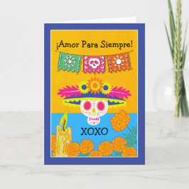 Tarjeta Día del Amor Muerto para siempre en español