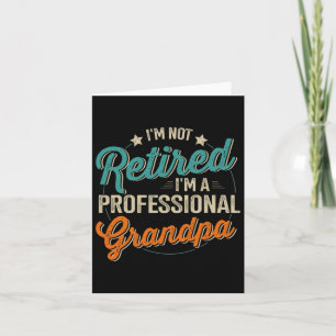 Tarjeta Día del Aniversario del Abuelo Profesional Jubilad
