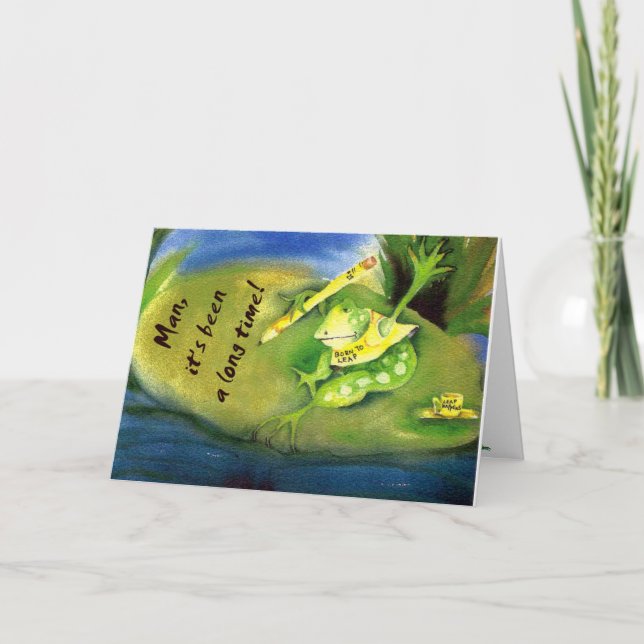 Tarjeta Día del Año Salto 2016 Cumpleaños (Anverso)