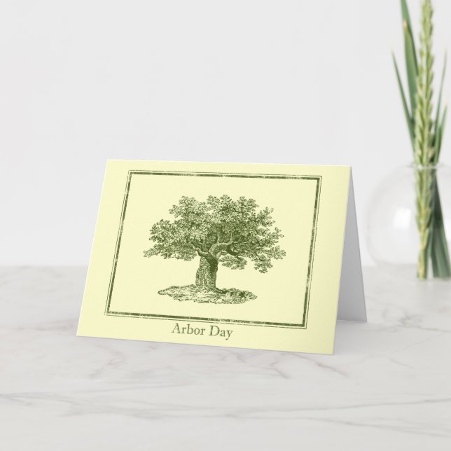Tarjeta Día del árbol (Anverso)