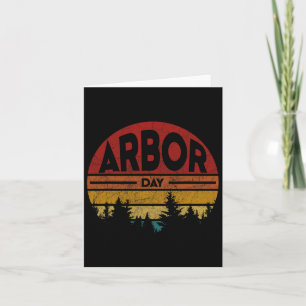 Tarjeta Día del Árbol de Plantas Día de la Tierra Clima Na