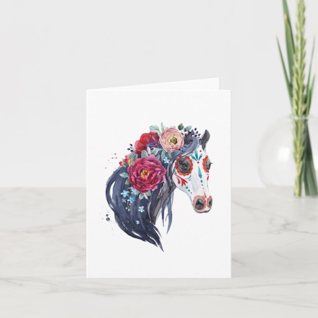 Tarjeta Día del caballo muerto (Anverso)