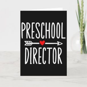 Tarjeta Día del Director de Preescolar Agradecimiento de G