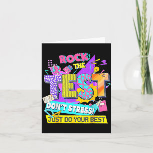 Tarjeta Día del Examen, Rock El Examen No te Estreses Solo