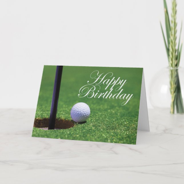 Tarjeta Día del Golf (Anverso)