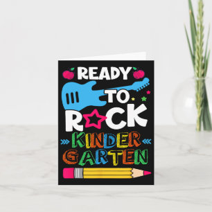 Tarjeta Día Del Jardín Infantil Listo Para Rodar El Jardín