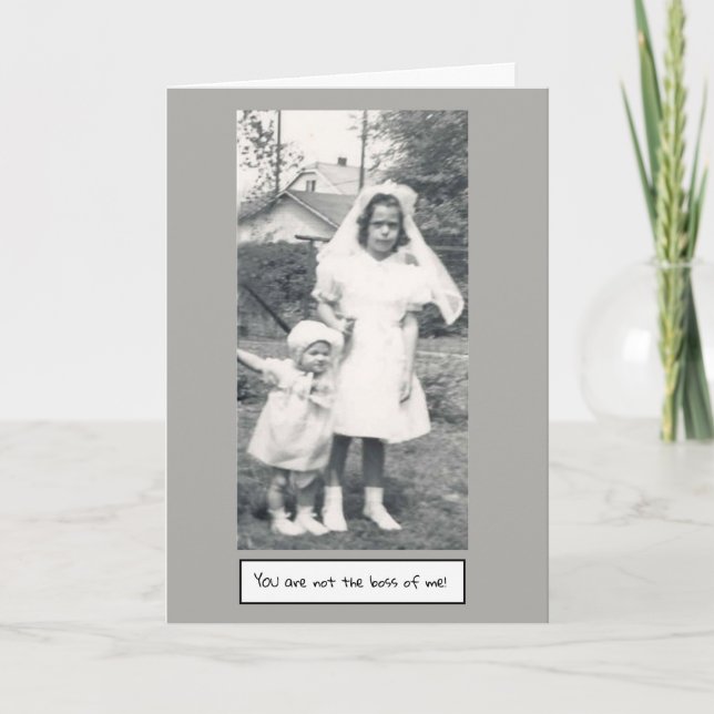 Tarjeta Día del Jefe (Anverso)