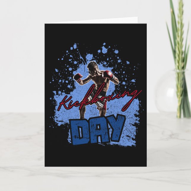 Tarjeta Día del Kickboxing  (Anverso)