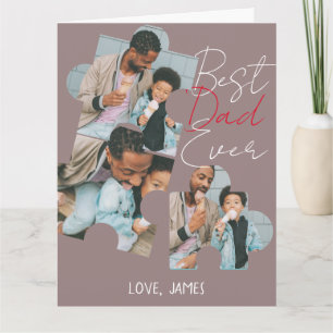 Tarjeta Día del Mejor Padre Simple Famoso