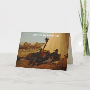 Tarjeta Día del Nacimiento de Vaqueros