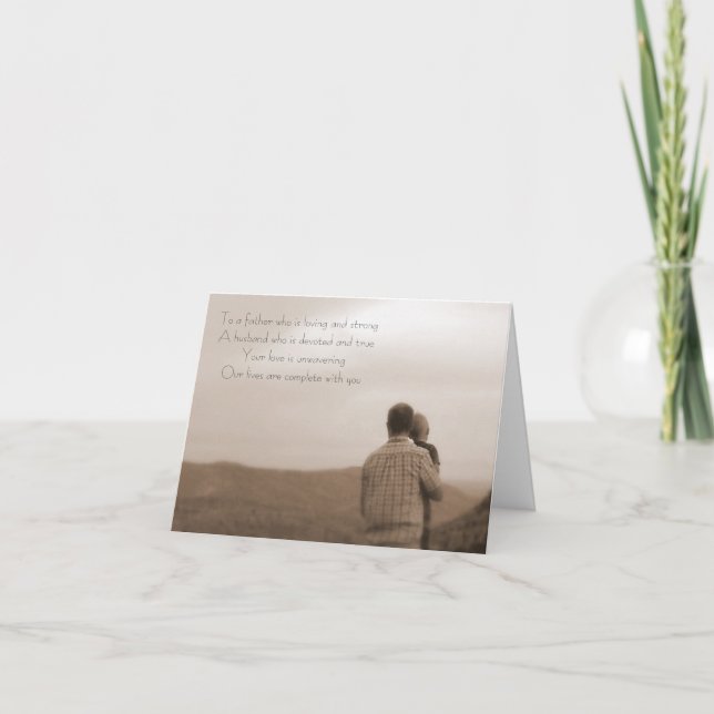 Tarjeta Día del Padre (Anverso)