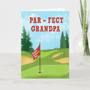 Tarjeta Día del Padre Abuelo Perfecto Par