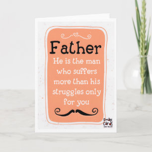 Tarjeta Día del Padre - Agradecimiento