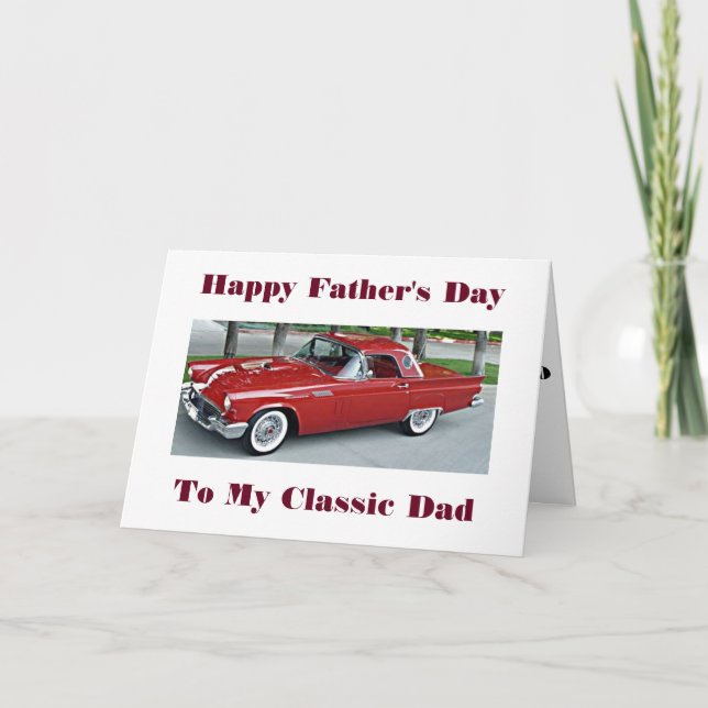 TARJETA **DÍA DEL PADRE** AL HOMBRE QUE ME CRIÓ (Anverso)