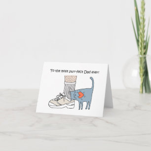 Tarjeta Día del Padre al papá más perfecto que jamás haya