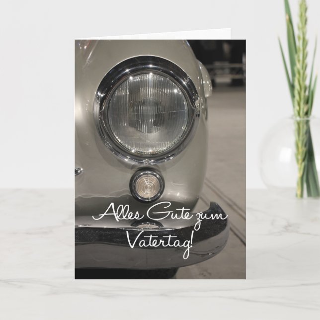 Tarjeta Día del Padre Alemán (Anverso)