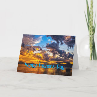 Tarjeta Día del Padre Atardecer