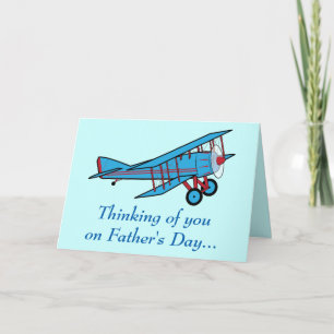 Tarjeta Día del Padre: Avión
