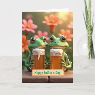 Tarjeta Día del Padre Cerveza Toad