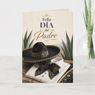 Tarjeta Día del Padre Charro Mexicano Feliz Día del Padr