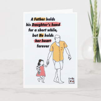 Tarjeta Día del Padre - Con Hija