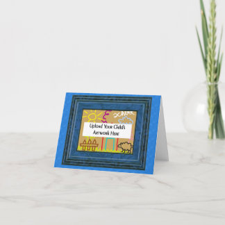 Tarjeta Día del Padre de Arte del Nieto del Abuelo
