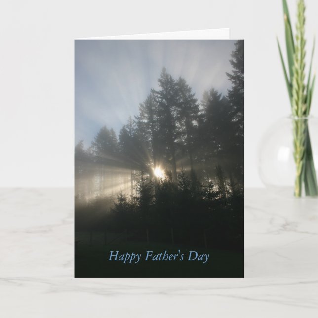 Tarjeta Día del padre - De la carta de la esposa (Anverso)