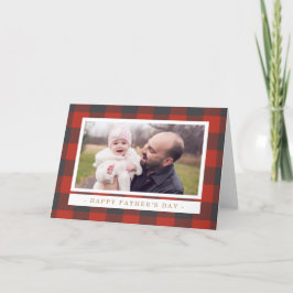 Tarjeta Día del Padre de la Plata Roja