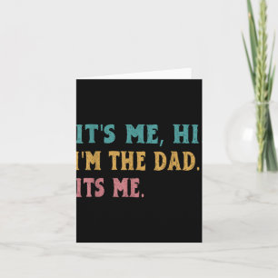 Tarjeta Día Del Padre De Los Hombres, Soy Yo Hola, Soy El