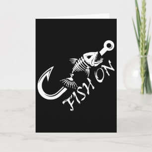 Tarjeta Día del Padre de pescadores divertidos de pesca