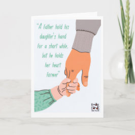 Tarjeta Día del Padre - de una hija