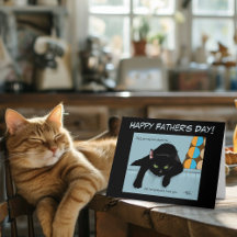 Día del padre del gato negro