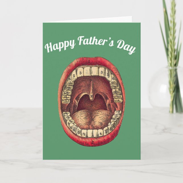 Tarjeta Día del Padre Dentista (Anverso)