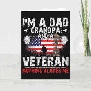 Tarjeta Día del Padre - Día de los Veteranos - Soy un padr