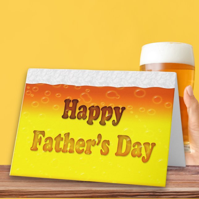 Tarjeta Día del Padre Divertida Cerveza  (Subido por el creador)
