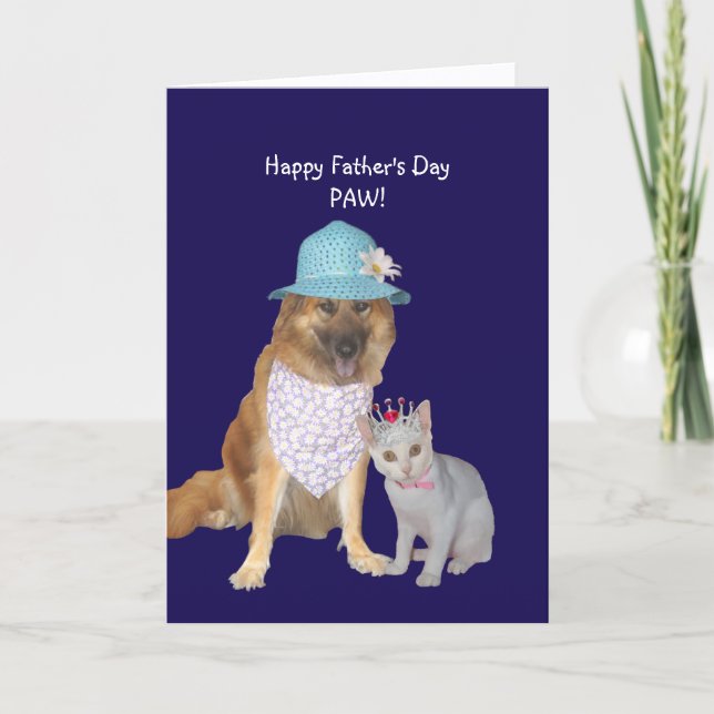 Tarjeta Día del Padre Divertido (Anverso)