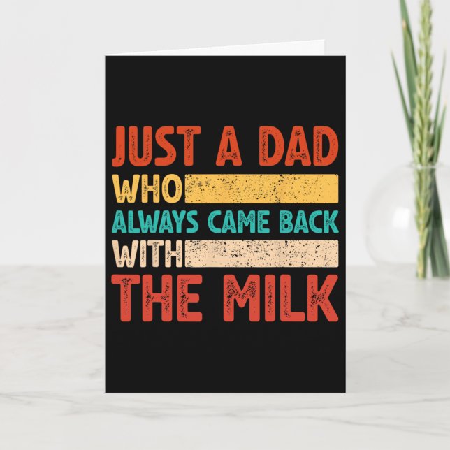 Tarjeta Día del Padre Divertido  (Anverso)