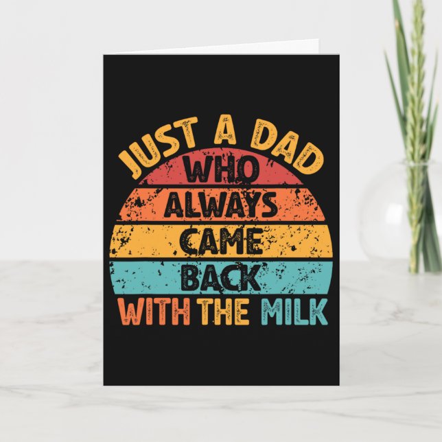 Tarjeta Día del Padre Divertido  (Anverso)