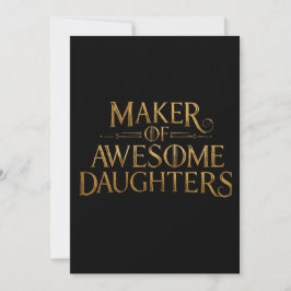 Tarjeta Día del Padre Divertido - Diseño de Regalo con Hum