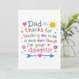 Tarjeta Día del Padre Divertido - Diseño de Regalo de Humo