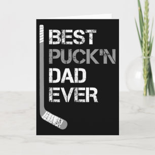 Tarjeta Día del Padre Divertido - Papá de Hockey - Mejor P