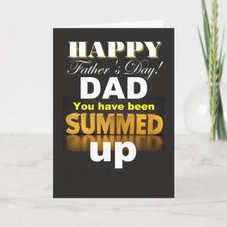 Tarjeta Día del Padre divertido para el suegro