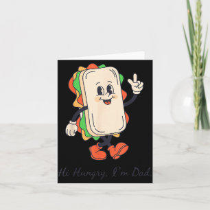 Tarjeta Día del Padre divertido y sarcástico Hola Papá Ham