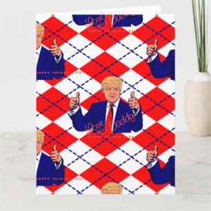 Tarjeta día del padre donald trump